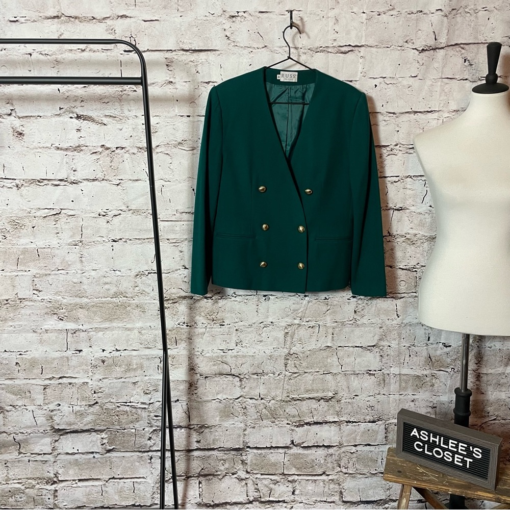 Vintage VTG Russ Women’s Wool Blazer Jacket